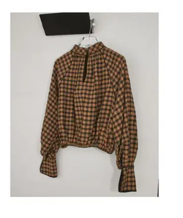 [ 새상품급 ] TODAYFUL GinghamcheckPuffBlouse