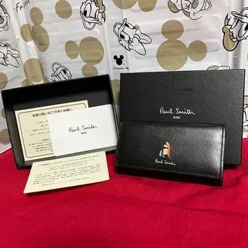 PaulSmith 폴스미스 4연 키케이스 마케트리 스트라이프 토끼