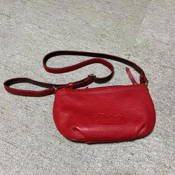 Dakota 숄더백 가죽 레드
