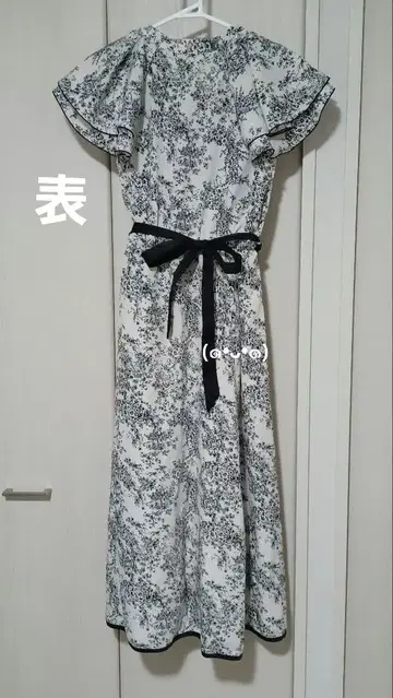 미슈마슈 트왈 드 주이 원피스 꽃무늬 블랙 M 사이즈