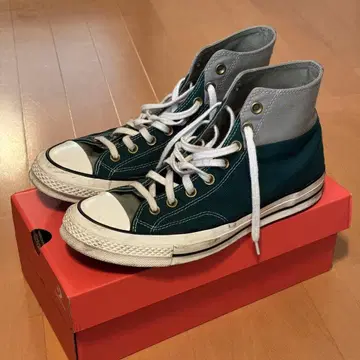 [새상품급] CONVERSE CT70 그린 캔버스 스니커즈