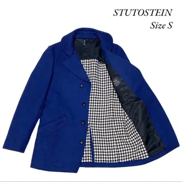 STUTOSTEIN 네이비 더블 브레스트 자켓 S