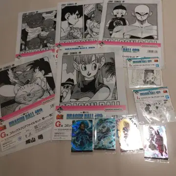 드래곤볼 제일복권 40주년 그 첫 번째 스티커 클리어 파일