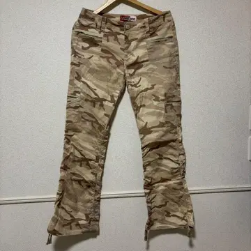 y2k 카모플라쥬 플레어 팬츠 밀리터리