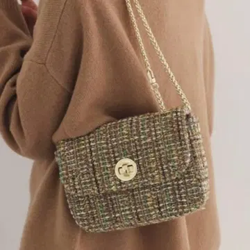 카시오페아 카시오페아 트위드 숄더백