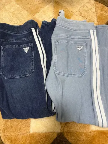 EDWIN F.L.E. 다크 블루 라이트 블루 데님