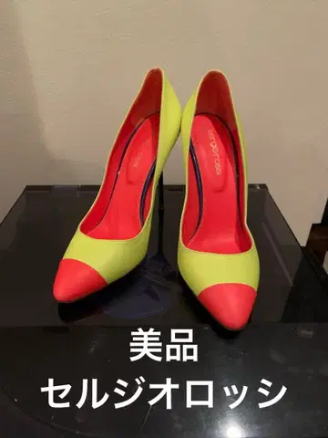 새상품급 세르지오로시 이탈리아제 하이힐 37