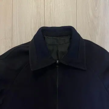 네이비 플리스 집업 자켓