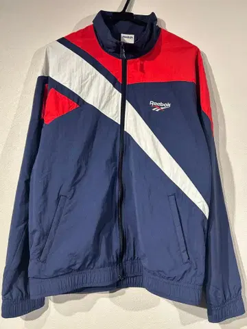 Reebok 벡터 트랙 자켓 네이비/레드