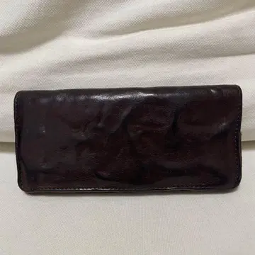sot 소트 다크 브라운 가죽 장지갑 핸드 워시 일본제