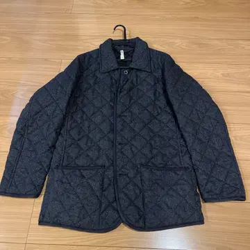 BEAMS HEART 퀼팅 자켓 그레이