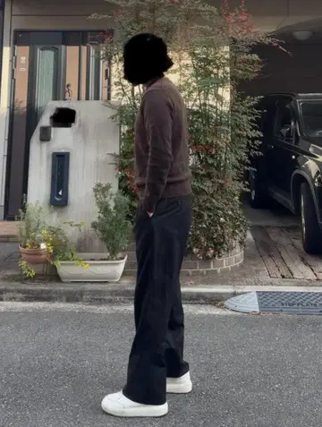 빈티지 이탈리아제 슬랙스 블랙