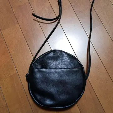 Rinori 리노리 러프 서클형 천연 가죽 숄더백 일본제