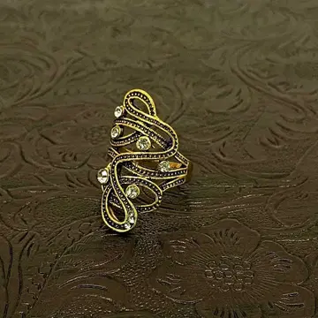 빈티지 지르코니아 반지 링 골드 15호 앤티크 레트로