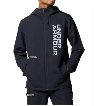 새상품급 언더아머 남성용 우븐 풀 집업 후디 자켓