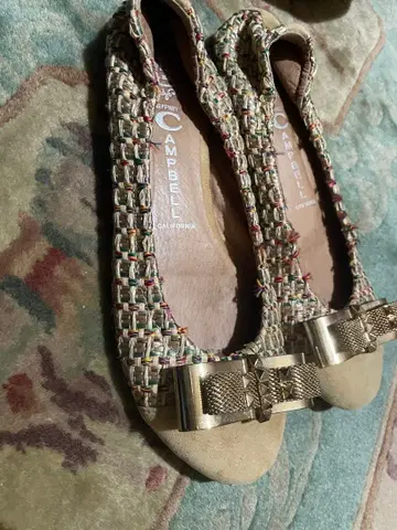 CAMPBELL 뜨개질 플랫슈즈 36