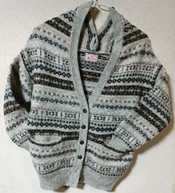 Mao made 아가일 무늬 가디건