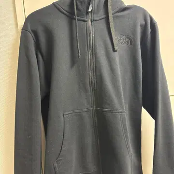 THE NORTH FACE 블랙 집업 후드티 S