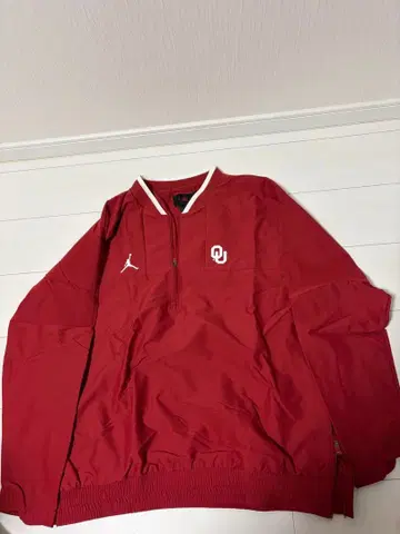 Jordan 오클라호마 대학 1/4 지퍼 자켓