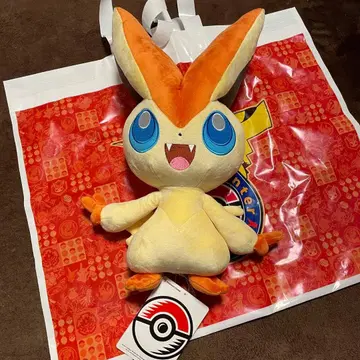 단종 새상품 쇼핑백 포함 포켓몬 센터 한정판 등신대 빅티니 봉제 인형