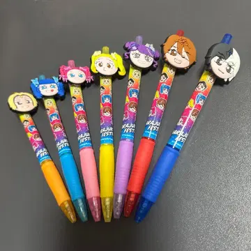 하라주쿠 페스티벌 시나코 리얼 피스 타케파라 7개 세트 볼펜