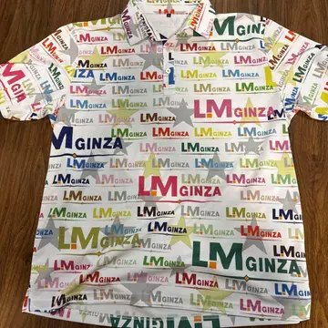 LMGINZA 로고 프린트 골프 셔츠 XL