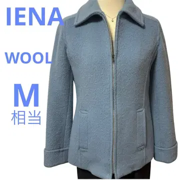 IENA 울 코트 지퍼 M 상당 이에나 귀여운