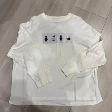 HARE 하레 도쿄 난센스 헤이세이 롱 티셔츠 화이트 카가미 켄 s