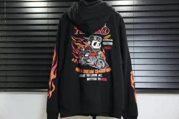 PANDIESTA x HONDA CB400FOUR 요온포아 지퍼 후드티