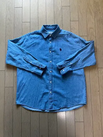 [ 새상품 ] U.S. POLO ASSN. 원포인트 데님 셔츠