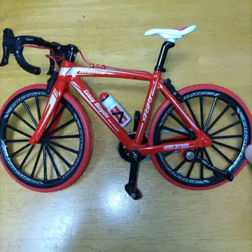 미니어처 로드 바이크 레드 약 15cm