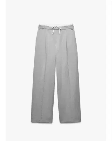 ZARA 와이드 레그 팬츠 더블 허리 밴딩