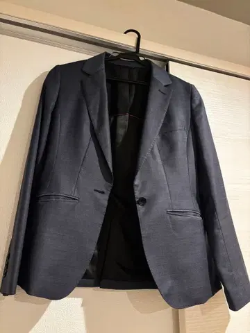 HILTON 네이비 비즈니스 정장 자켓 스커트 세트