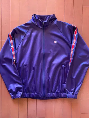 카파 트랙 자켓 퍼플 보라색 로고 자수 L 상당