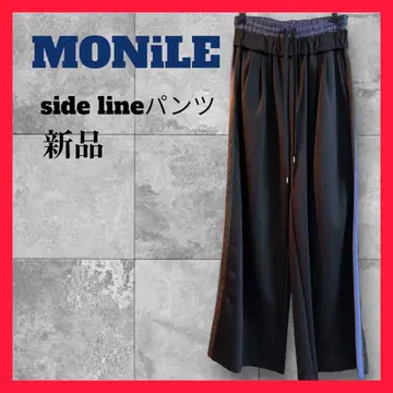 MONiLE 모니레 [ 택 포함 새상품 ] 더블 허리 와이드 팬츠