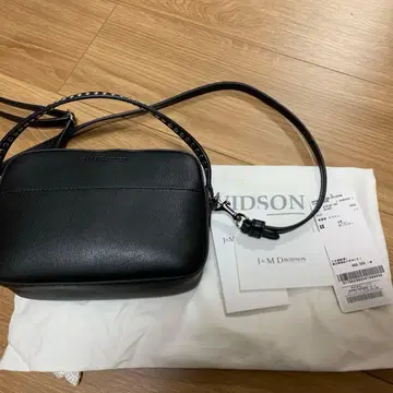 J&M 데이비슨 블랙 레더 숄더백