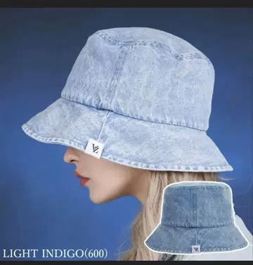 VARZAR 스톤 워시 데님 버킷 햇