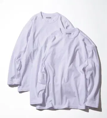 카우람 긴팔 티셔츠 2장 세트 XXL