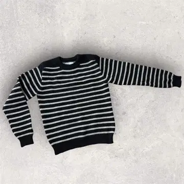 [ MHL. ] 마가렛호웰 울 100% 긴팔 스웨터 보더 II