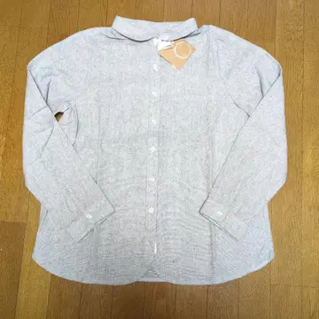 에코로코 작은 둥근 카라 블라우스 L 새상품