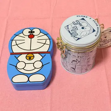 한정판 후지코 F 후지오 뮤지엄 도라에몽 우소 800 과자 캔 빈 캔