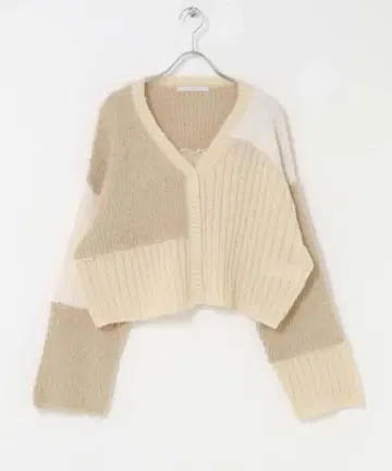 패치워크 니트 가디건 여성용 KBF