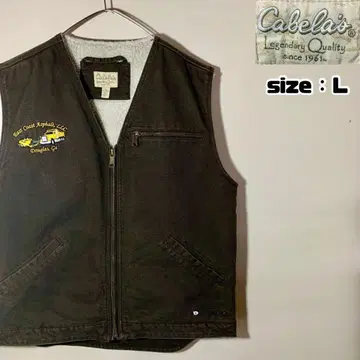 cabelas 카벨라스 덕 베스트 워크 헌팅 안쪽 보아 L