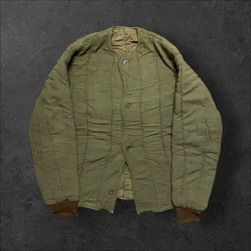 체코군 밀리터리 라이너 자켓 카키 단장