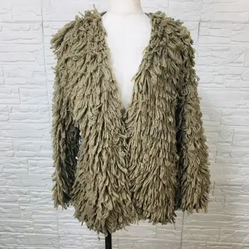 유나이티드 애로우즈 아우터 어나더 에디션 니트 베이지 프리