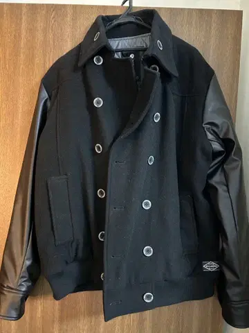 BILLABONG 블랙 더블 브레스트 자켓