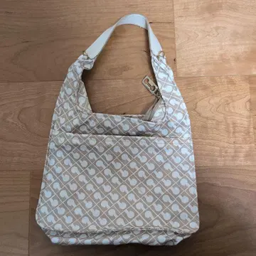 GHERARDINI 베이지 로고 숄더백