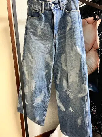 44 MASUBOYS FEATHER BAGGY JEANS INDIGO