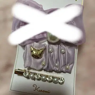 쿠로미 헤어 액세서리 세트 펄 헤어 액세서리 쿠로미