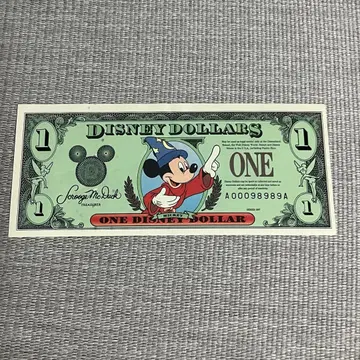 디즈니 달러 1달러 미키